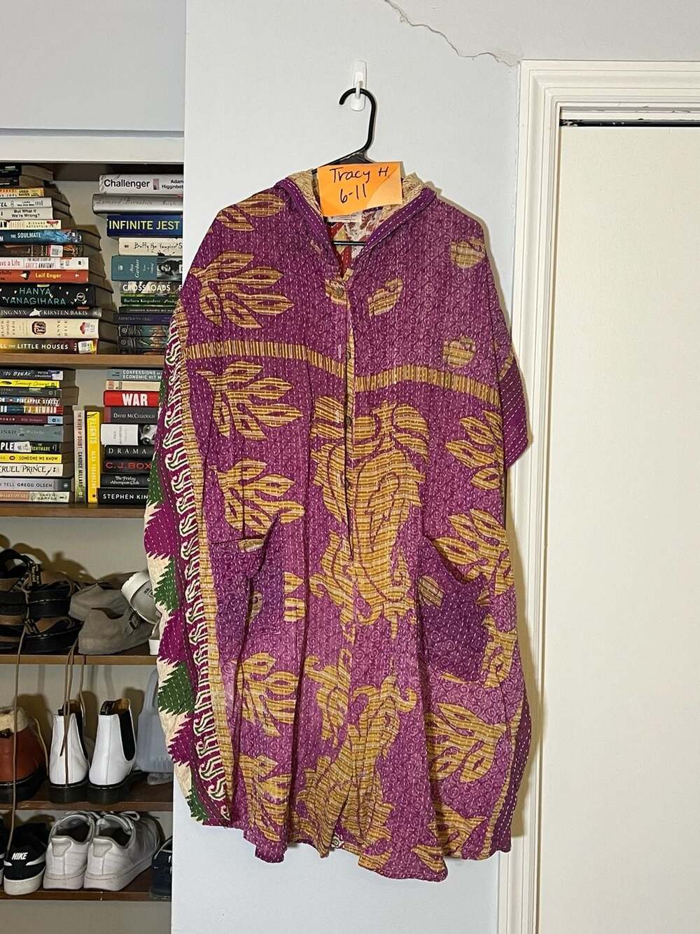 Kantha Bae Peacemaker Hoodie Romper Reversible Upcycled Kantha